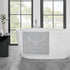 Jean Pierre New York Cotton StoneWash Medallion 17x24 in. Bath Rug, Gray...