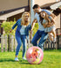 POZA Inflatable Beach Balls Set of 2 - Elegant Glitter Confetti Premium Floaters, Heavy Duty Vinyl Floatation Pool Toys for Pool Beach Party, UV R...
