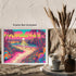 Posterizer 1 pcs- psychedelic funky hippie colorful landscap 8-Abstract & Modern Art-Fantasy & Fiction Art- Living Room Bedroom Decor- unframed wa...