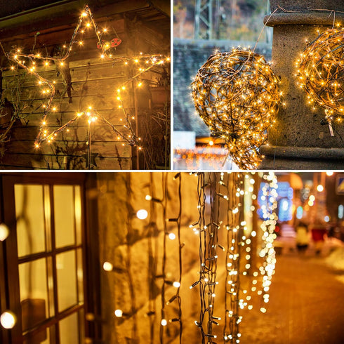 Solar String Lights for Outside, 39Ft 100 LED Solar String Lights Outdoor with 8 Modes?Solar Lights for Outside Waterproof for Yard, Fence,Balcony...