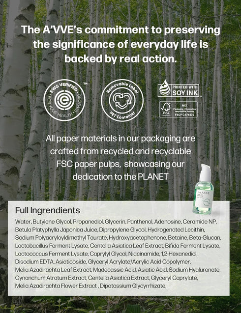 THE A’VVE Derma Teca Biome Serum | Korean Skin Care Brightening Serum | Vegan & Hydrating Serum for Face | Moisturizing Face Serum for Glowing Ski...