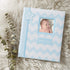 Lil' Peach First 5 Years Chevron Baby Memory Book, Newborn Milestone Keepsake Journal Scrapbook, Gift For New And Expecting Parents, 46 Fill In Pa...