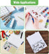 Mr. Pen-Bead Storage Containers, 28 Grids, 2 Pack, White, 160pcs Label Stickers, Bead Organizer, Craft Organizers and Storage, Bead Containers for...