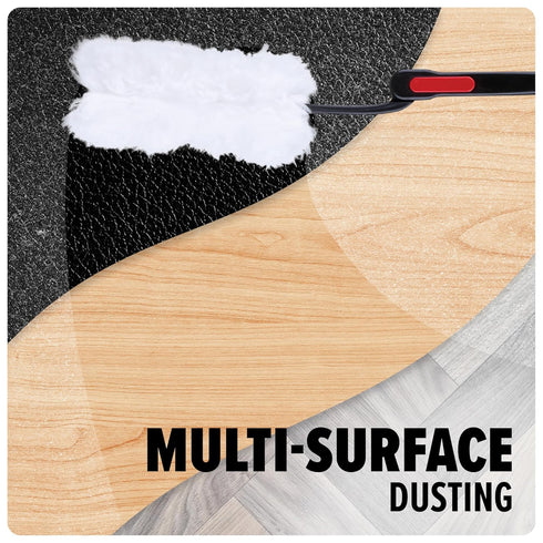 Dirt Devil Telescoping Extended Reach Duster, Hand Duster for Multi-Surface Cleaning, Includes Replacement Disposable Heads, Dusters for Home Use...