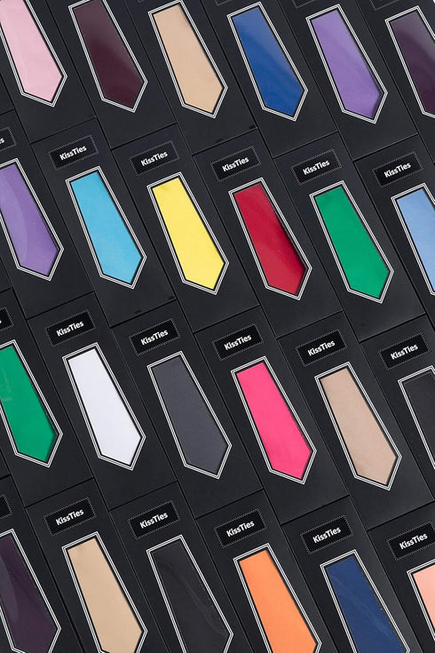 KissTies Skinny Tie 2.4'' Necktie Slim Ties + Gift Box...