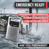 PowerBear Portable Radio | AM/FM, 2AA Battery Operated with Long Range Reception for Indoor, Outdoor & Emergency Use | Radio with Speaker & Headph...