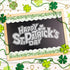 69 Feet St. Patrick's Day Bulletin Board Borders Shamrock Decoration Borders Lucky Clover Trim Border 60Pcs Green White Bulletin Board Stickers fo...