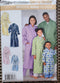 Simplicity 1562 Easy to Sew Child's, Teen's, and Adult's Robe Sewing Patterns, Youth Sizes XS-L and Adult Sizes XS-XL...