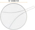 U.S. Kitchen Supply Stainless Steel Splatter Guard 13" Fine Mesh Cover, Grease & Oil, Splatter Screen for Frying Pan, Cooking Pots, with Resting F...