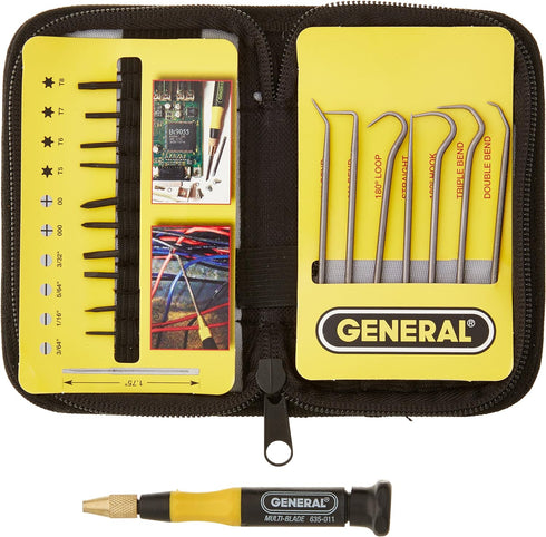 General Tools Pick and Screwdriver Set #63517 with Pouch...