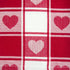 DII Valentine's Day Tablecloth Check Collection, Tablecloth, 52x52, Checkered Hearts...