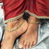 Efulgenz Mothers Day Gift Indian Silver Tone Bell Charms Tassel Chain Anklet Set Bracelet Payal Foot Jewelry...
