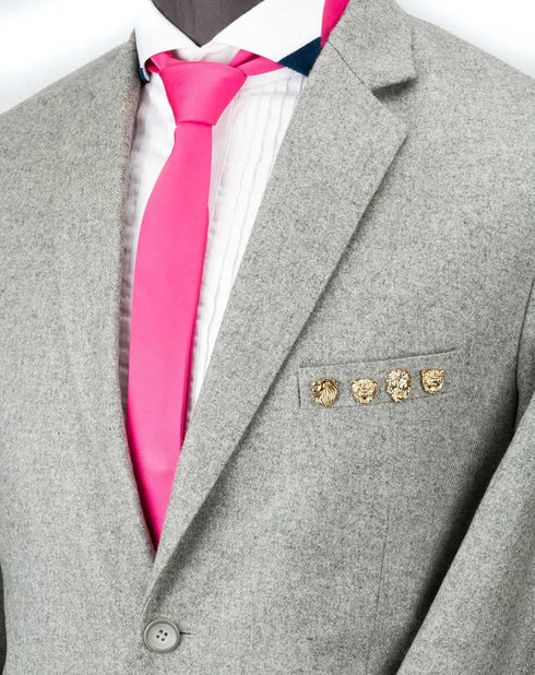 Knighthood Lapel Pin Brooch Set Of Lion And Jaguar Lapel Pin Badge...