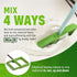 Drywall Mud Mixer for Paint, Epoxy Resin, Potting Soil, Joint Compound - ABS Paddle, 18" Length, Non-Slip 3/8" Zinc Plated Hex Shaft for 1/2" Dril...