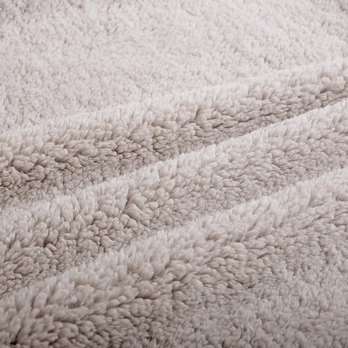 Reafort Ultra Soft Sherpa Body Pillow Cover/Case with Zipper Closure 21"x54" (21"x54" Body Pillow Cover, Taupe)...
