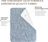 King Mountain Premium Linen Fabric Iron-on Repair Patch, Inside&Outside, 3"x60" With Backing Glue, Decorative Kit (Blue Grey)...