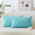 Home Brilliant Rectangle Pillow Covers 12x20 Teal, Decorative Lumbar Pillow Cover for Couch Bench Outdoor Furniture, 12 x 20 inch, Teal...
