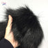 Furryvalley Faux Fur Trim Raccon Fox Fur Ribbon Craft Furry Stripe for Slippers Slides Fringe 2 Yards (Black)...