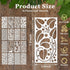 16 Pieces Leaf Painting Stencils Reusable Plant Stencil Spring Summer Fall Winter Stencil Template, DIY Stencils for Painting on Walls Doors Wood ...