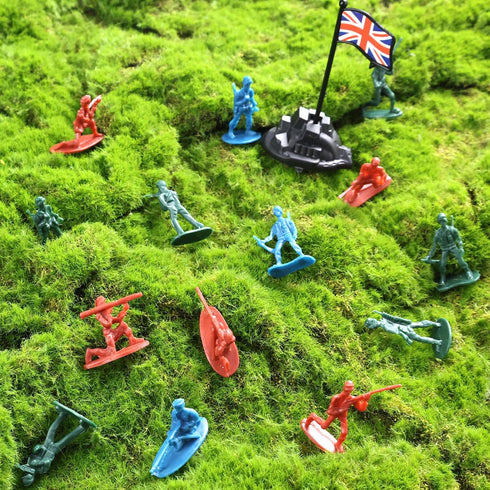 Shindel 300PCS Army Men Toy Soldiers, Army Men Action Figures Men Soldier Playset 3 Colors Plastic Soldiers for Boys Birthday Gift...