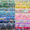 200PCS 4 x 4 inch Floral 100% Cotton Fat Quarters Fabric for Sewing and Quilting Bundles Precut Fabric Square for DIY Craft Patchwork...