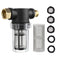 M MINGLE Garden Hose Filter for Pressure Washer Inlet Water, Inline Filter for Sediment, 40 Mesh Screen, Extra 100 Mesh...