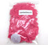 PEPPERLONELY 10PC Set Fuchsia Lace Petal Fabric Flowers, 4 Inch...