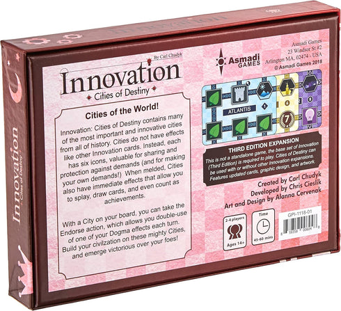 Asmadi Games Innovation: Cities of Destiny Third Edition...