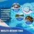 Pool Skimmer Net 17 inch, Hand Pool Nets for Cleaning, Pool Leaf Cleaning Net with Fine Mesh Frame Net for Spa, Hot Tub, Swimming Pool(Blue)...