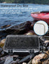 Waterproof Dry Box Case Watertight Storage Containers for Kayaking & Boating Floating Fishing Tackle Tray Boxes (Black)...