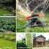 Lawn Sprinkler above Garden Sprinkler System Garden Water Sprinkler Lawn Sprinkler 360 Degree Adjustable Irrigation for Farmland Garden Lawn Child...