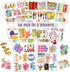 Pack 50 PCS ASL Stickers American Sign Language Vinyl Decals Waterproof Decorations Patches Laptop Bumper Water Bottles Computer Bicycle Luggage C...