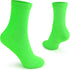 Casual Dress Socks for Men, Bright Neon Solid Color, Comfortable Crew Socks, Rock n Roll Fancy Dress, Ideal...