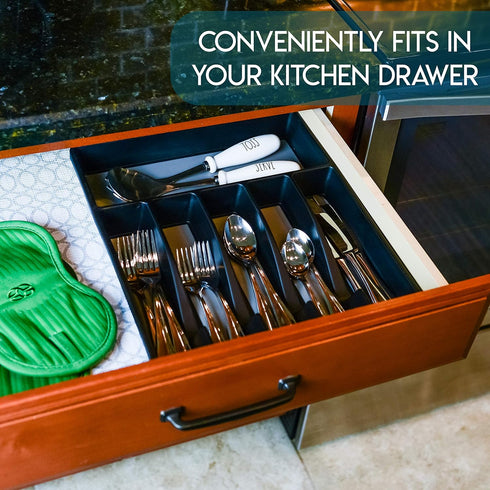 Galashield Silverware Organizer for Kitchen Drawers Flatware Utensils and Cutlery Tray...