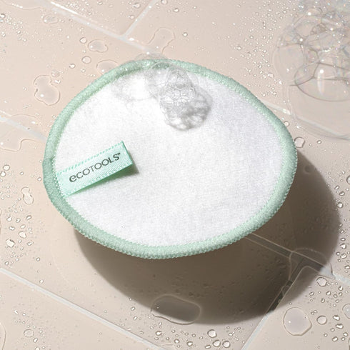 EcoTools Reusable Cotton Pads, Ultra Soft & Durable, Cleanses Skin, Applies Skincare, for Toner, Serums, & Makeup Remover, Sustainable Alternative...