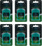 DentAdvance Premium Mint Dental Floss - Easy Reach Back Teeth | Tooth Floss | Mint Flavored, Waxed, 40 Meter, Pack of 6...
