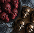 Nordic Ware Halloween Bakeware, Haunted Skull Cakelet Pan, Bronze...