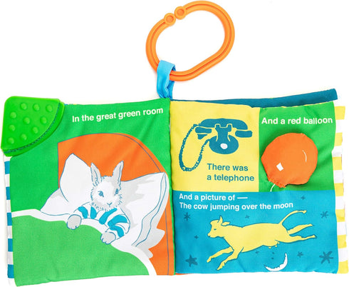 KIDS PREFERRED Goodnight Moon Soft Book with On The Go Clip, 5 Inches...