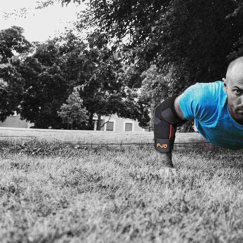 Elbow Compression Sleeve Weightlifting - Golfers Elbow Brace for Tendonitis and Tennis Elbow for Men Women, Support Strap Cubital Tunnel Brace for...