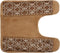 Popular Bath Contour Bath Rug, Spindle Collection, 23" x 10.5", Gold...