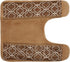 Popular Bath Contour Bath Rug, Spindle Collection, 23" x 10.5", Gold...