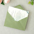 PONATIA 50 Pack A4 Envelopes, 4 1/4 x 6 1/8 Inches Sage Green Envelopes Perfect for Christmas Gift Cards Envelopes, Wedding Details Cards, Thank Y...