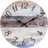 Stonebriar Vintage Farmhouse 14 Inch Round Battery Operated Hanging Wall Clock...