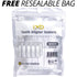 IXO Square-Shaped Aligner Seater Chewies for Invisalign Trays - 10-Pack, Unscented, with Resealable Bag...