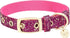Blueberry Pet 4 Colors Glam Life Gold Stamping Lace Adjustable Dog Collar in Cerise Pink, Neck 7.5-10", for Small Breed...