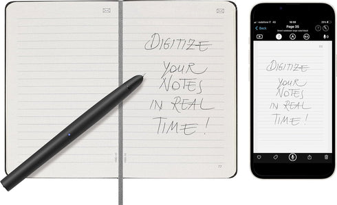 Moleskine Smart Notebook, Pocket, Ruled, Black, Hard Cover (3.5 x 5.5)...