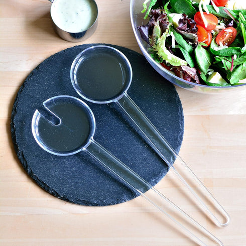 Youngever 4 Pieces 12.8 Inch Plastic Salad Servers, Set of 2...