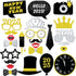 New Years Photo Booth Props | Pack of 20, Real Glitter | New Years Eve Party Supplies 2019 | Nye decorations 2019 | New-Year Decorations 2019 | Ha...