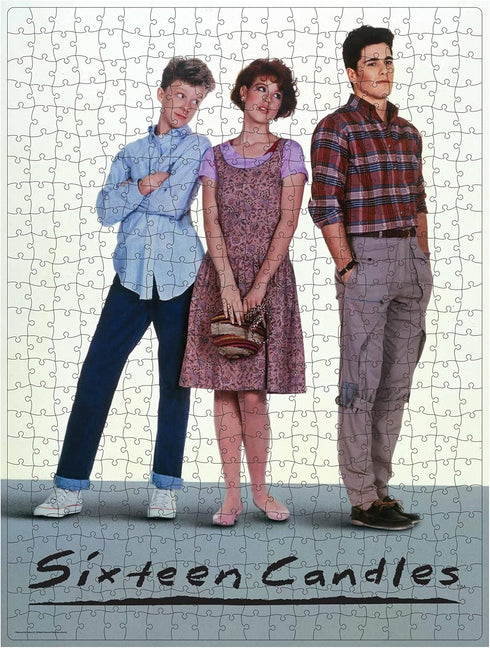 Sixteen Candles Movie 500-Piece Puzzle in Plastic Retro Blockbuster VHS Video Case...