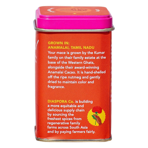 Diaspora Co. Anamalai Mace | Single-Origin Whole Mace Blades | Floral & Aromatic | 15g Everyday Tin...